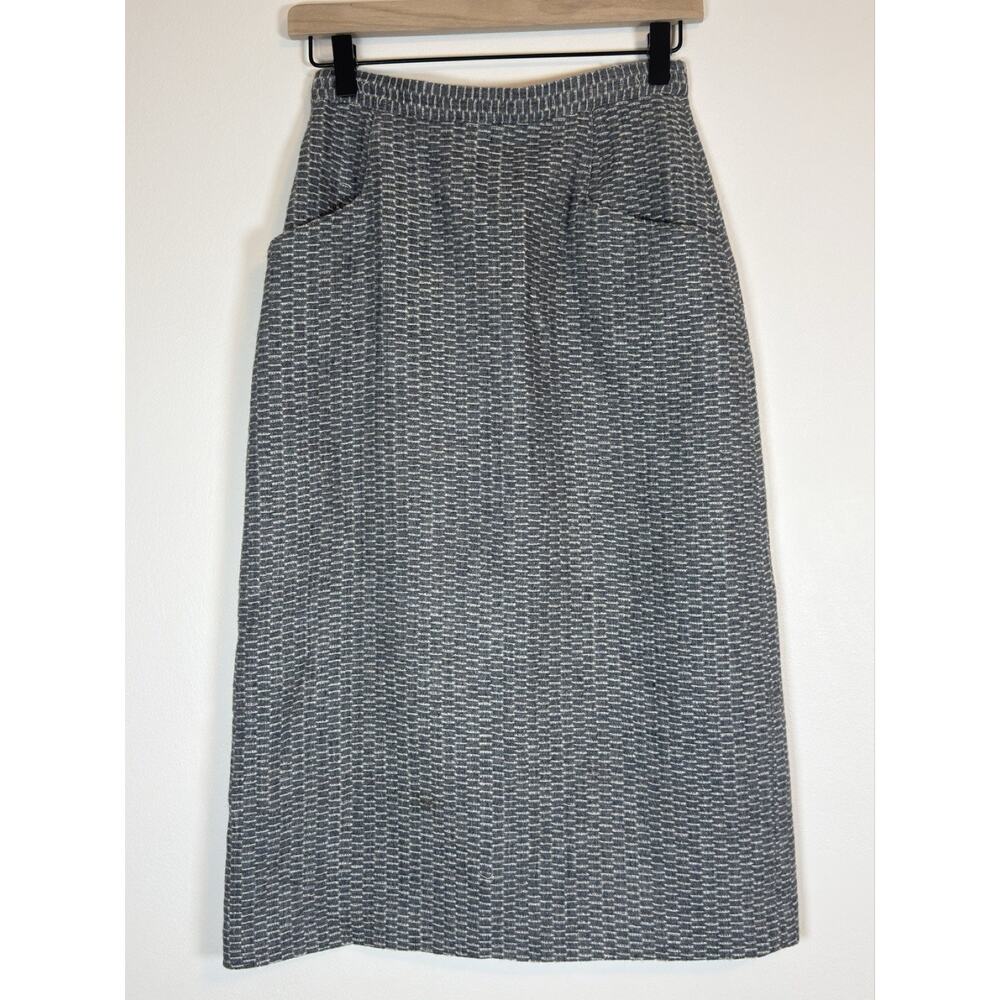 Vintage Saks Fifth Avenue Wool Pencil Skirl sz‎ 8 (SEE MEASUREMENTS) Librarian